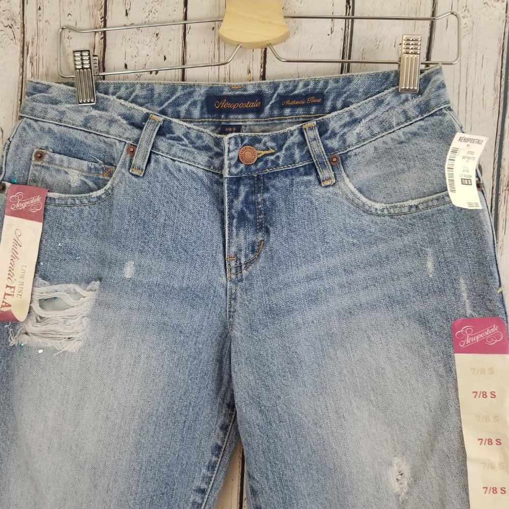 NWT Aeropostale Low Rise Authentic Flared …